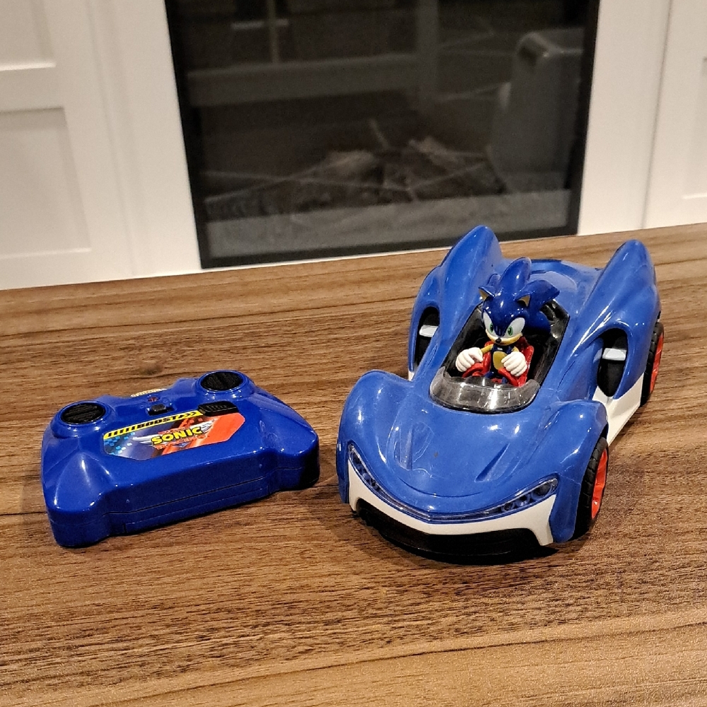 Sonic Blue Remote Control Car